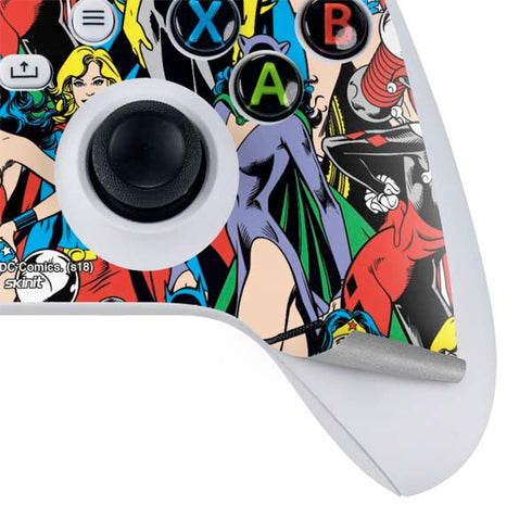 DC Comics Wonder Woman DC Bombshells Characters Pattern Xbox Series S Controller Skin